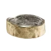 Tomfoolery 10 Carat Gold & Silver 6mm Ring Hot