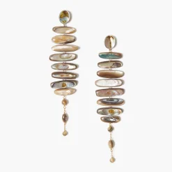 Tomfoolery Abalone Mizumi Earrings Hot