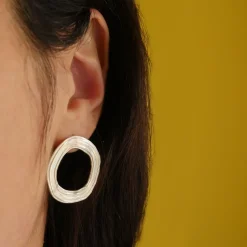 Tomfoolery Absolu ‘Endless’ Silver Earrings Outlet