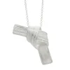 Tomfoolery Absolu Large Knot Pendant Silver Outlet