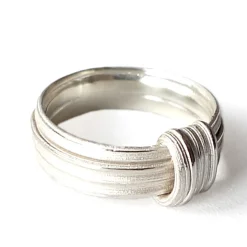 Tomfoolery Absolu Small Silver ‘Flow’ Ring New
