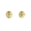 Tomfoolery Absolu Twist 18ct Yellow Gold Studs Hot