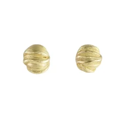 Tomfoolery Absolu Twist 18ct Yellow Gold Studs Hot