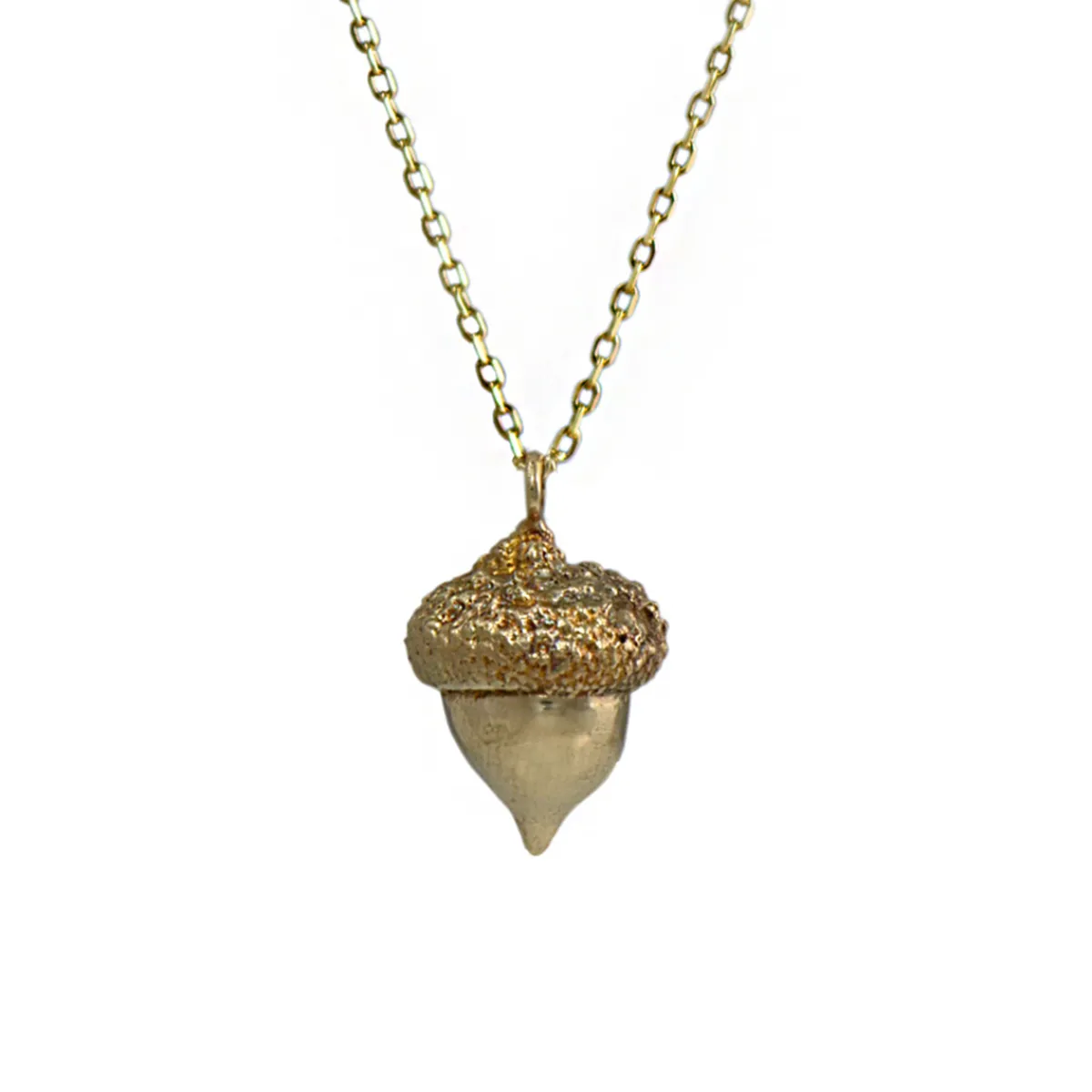 Tomfoolery Acorn Necklace in Bronze Online