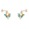 Tomfoolery Acqua Dolce Turquoise & Tourmaline Drop Earrings Clearance