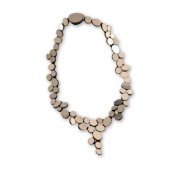 Tomfoolery Acrylic Reflections Statement V Necklace Discount