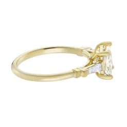 Tomfoolery Adelphi 1.51ct Princess Cut Lemon Diamond Ring Hot