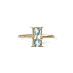 Tomfoolery Amulet hourglass ring Clearance