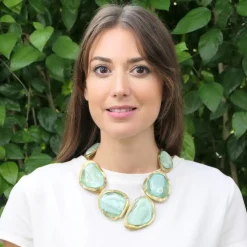 Tomfoolery Amy Resin Necklace(Out of Stock) Clearance