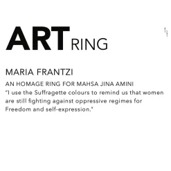Tomfoolery An Homage for Mahsa Jina Amini Art Ring Hot