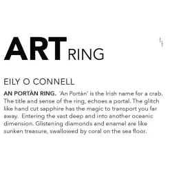 Tomfoolery An Portàn Art Ring Fashion