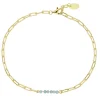 Tomfoolery Apatite Beaded Paperclip Chain Bracelet Outlet