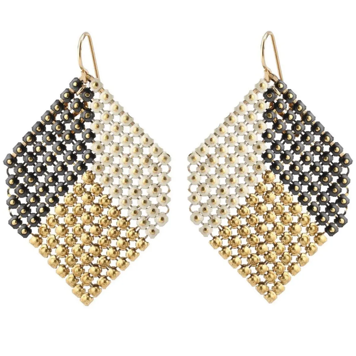 Tomfoolery Apex Mesh Drop Earrings Online