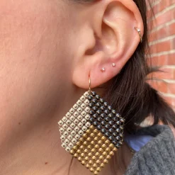 Tomfoolery Apex Mesh Drop Earrings Online