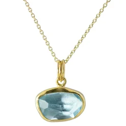 Tomfoolery Aquamarine Pendant Online