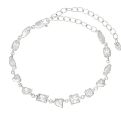 Tomfoolery Ara Silver & White Sapphire Bracelet Clearance