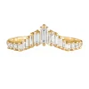 Tomfoolery Art Deco Tapered Baguette Diamond Ring Fashion
