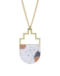 Tomfoolery Asper Necklace in Rust Discount