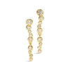 Tomfoolery Asterales Short Gold Cascading Earrings Discount