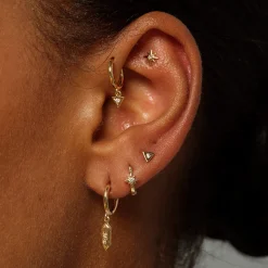 Tomfoolery Astra Az Diamond Stud New