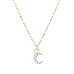 Tomfoolery Astra Diamond Crescent Pendant Best