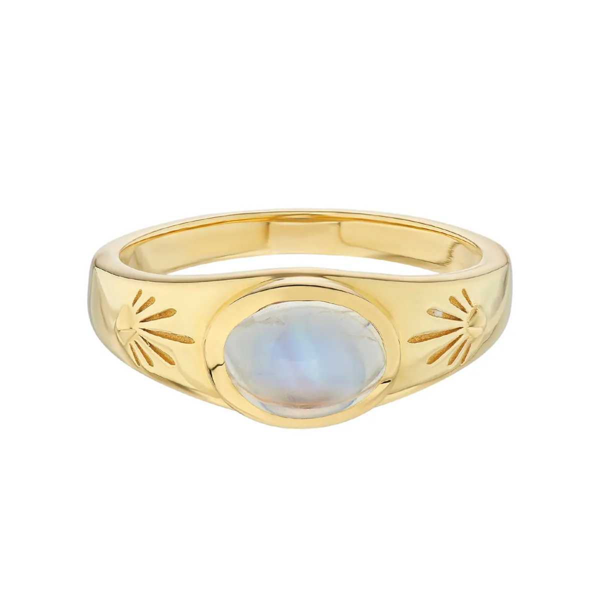 Tomfoolery AURA Moonstone Cabochon Ring Fashion