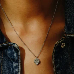Tomfoolery AURA Princes Cut Gem Silver Pendant Online