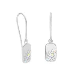 Tomfoolery AURA Silver Ray Drop Earrings Best