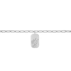Tomfoolery AURA Silver Ray Paperclip Chain Bracelet Hot