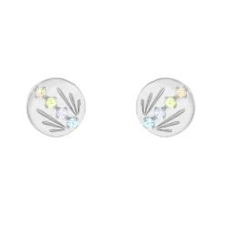Tomfoolery AURA Silver Ray Studs Fashion