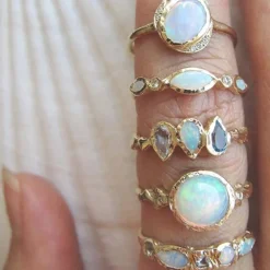Tomfoolery Aurora Opal Ring Clearance