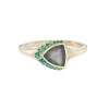 Tomfoolery AZ Gemstone Trillion Ring Hot