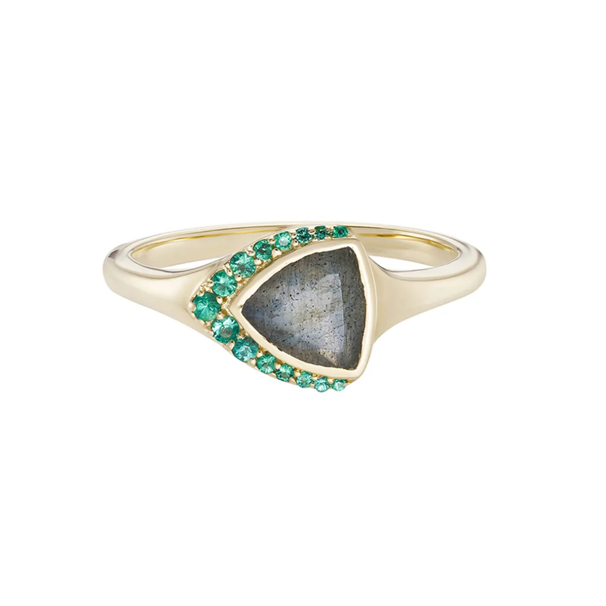 Tomfoolery AZ Gemstone Trillion Ring Hot