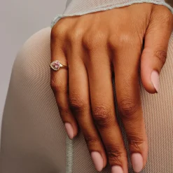 Tomfoolery AZ Gemstone Trillion Ring Hot