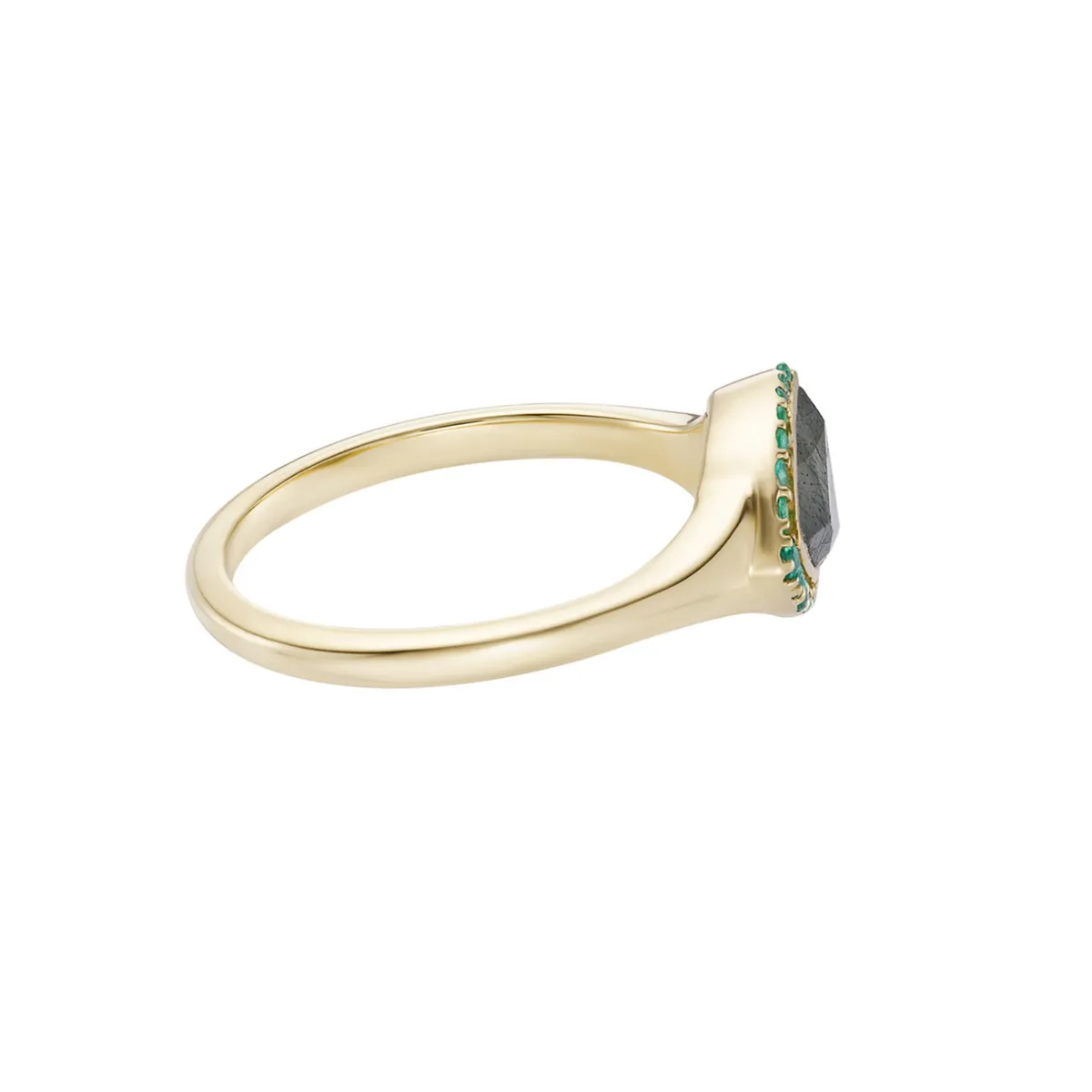 Tomfoolery AZ Gemstone Trillion Ring Hot