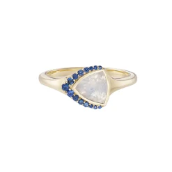 Tomfoolery AZ Gemstone Trillion Ring Hot