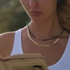Tomfoolery Azzuro Beaded Necklace Outlet