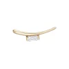 Tomfoolery Balance Baguette Diamond Curved Stud Online
