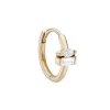 Tomfoolery Balance Diamond Duo Clicker Hoop Fashion