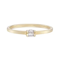 Tomfoolery Balance Diamond Duo Ring Online