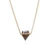 Tomfoolery Band Faceted Kite Salt & Pepper Diamond Pavé Pendant Fashion
