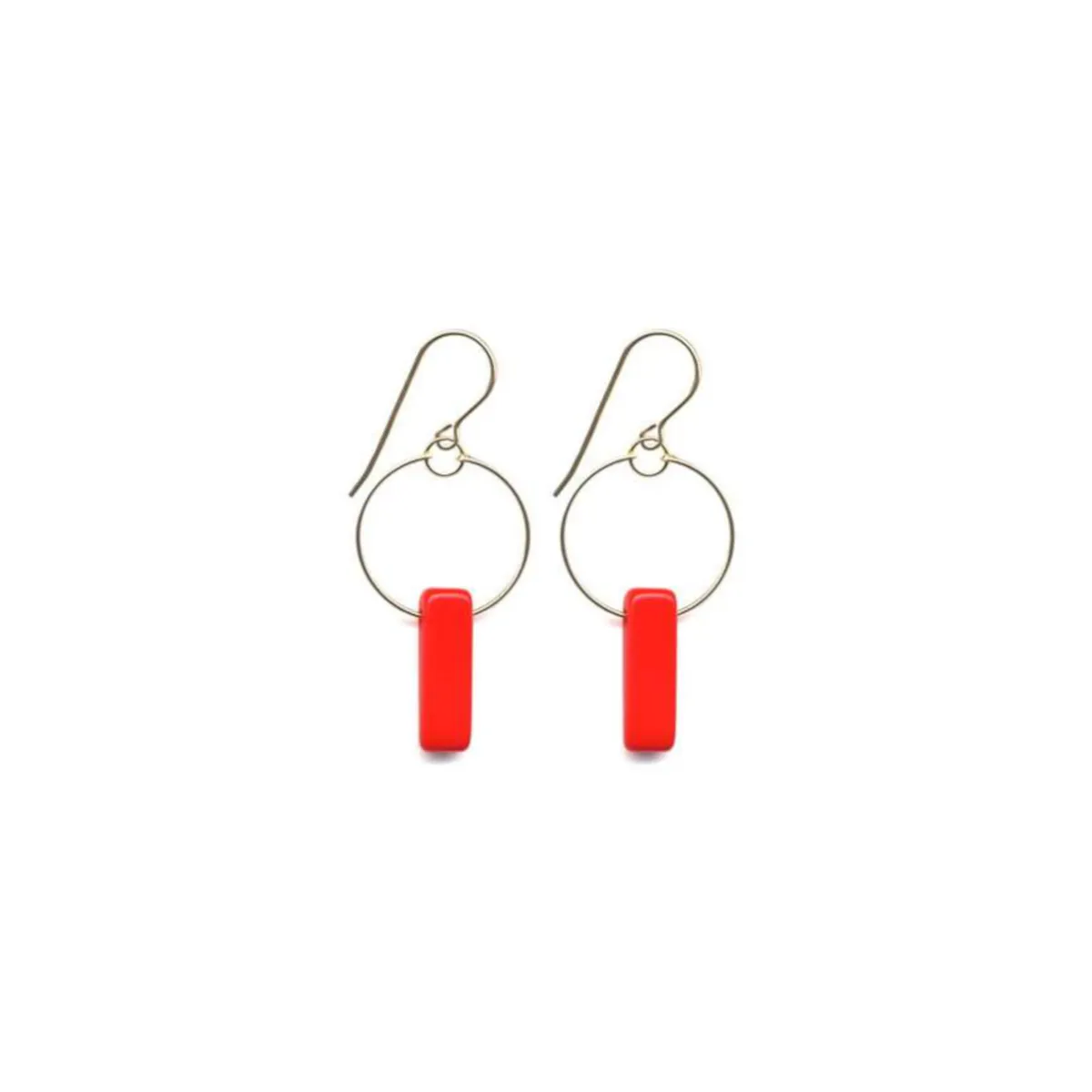 Tomfoolery Bar Hoop Earrings Fashion