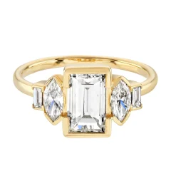 Tomfoolery Basilica Baguette & Marquise Diamond Ring Online