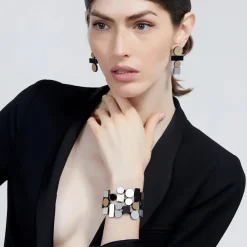 Tomfoolery Bauhaus Acrylic Bracelet Outlet
