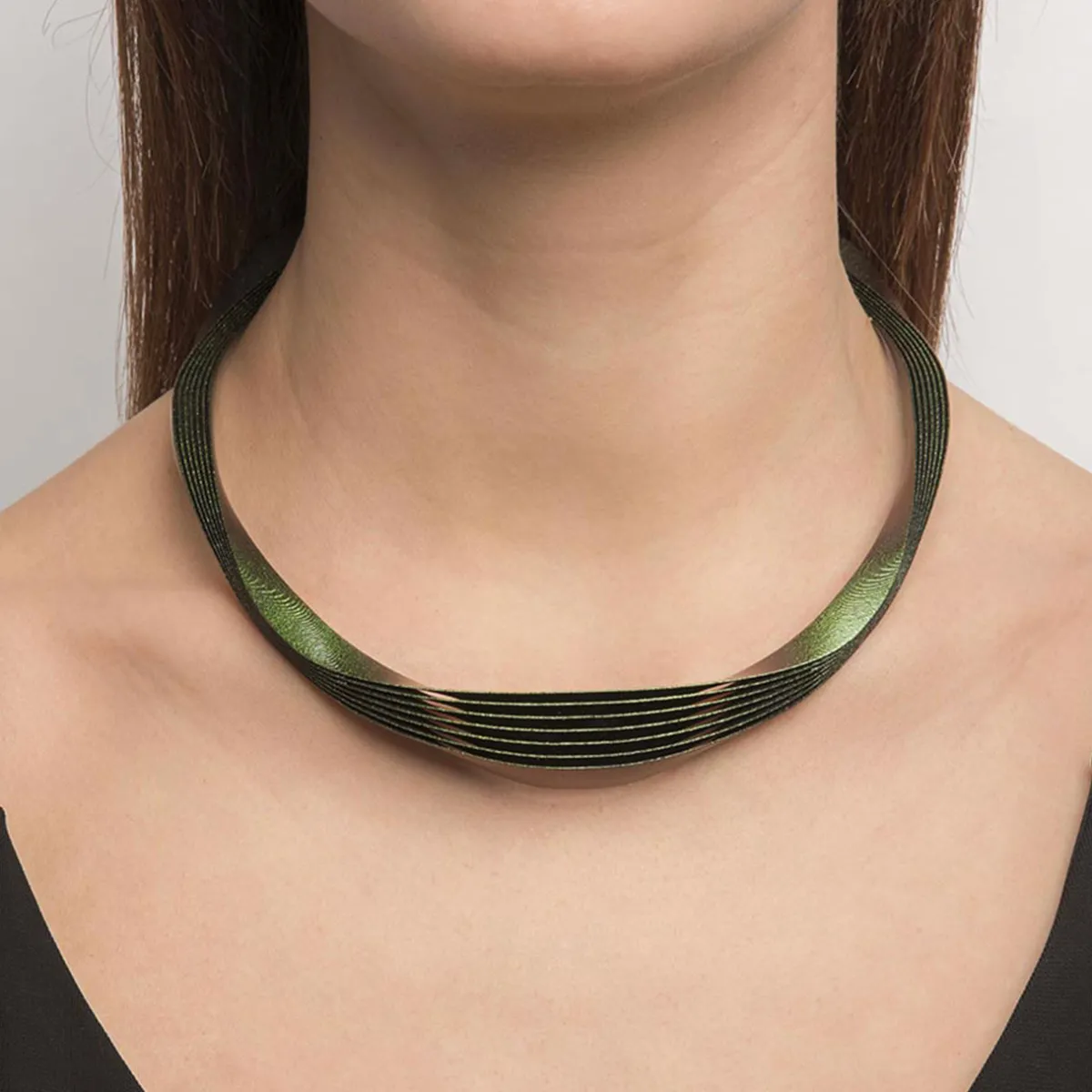 Tomfoolery Beetle Holographic Athena Necklace Fashion