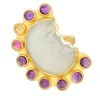 Tomfoolery Berry Nougat Art Ring Discount