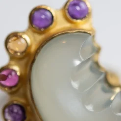 Tomfoolery Berry Nougat Art Ring Discount