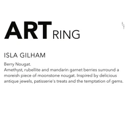 Tomfoolery Berry Nougat Art Ring Discount
