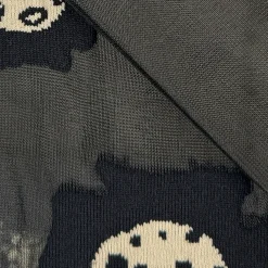 Tomfoolery Black & Ivory Pattern Tulle Socks Online