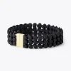 Tomfoolery Black 3D Printed Geometric Bracelet Discount